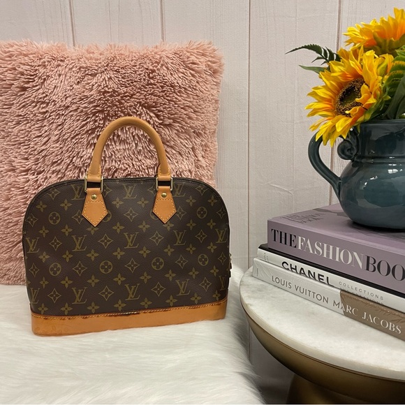 Louis Vuitton Alma PM Brown and Tan Monogram Bag - Picture 1 of 11